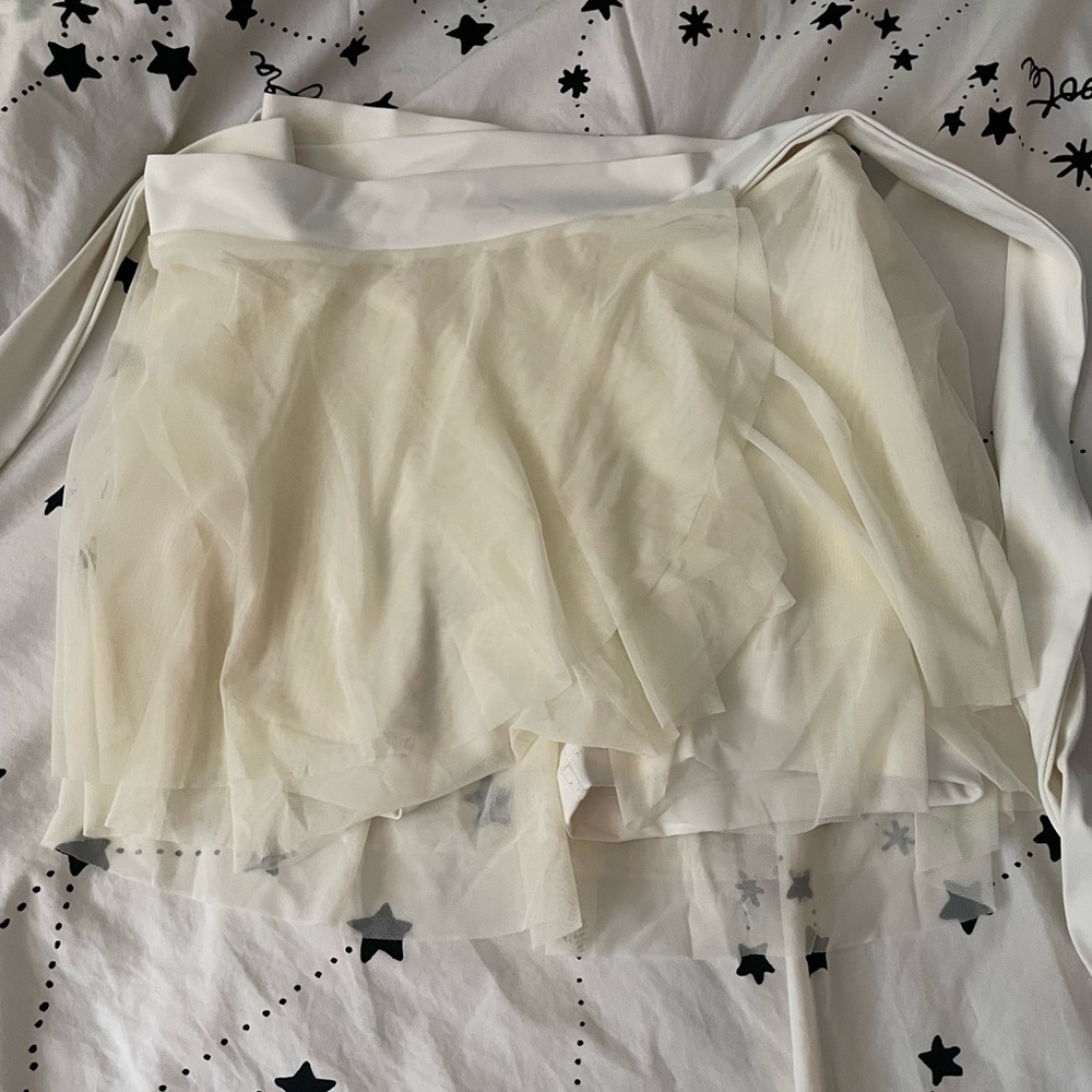 POPFLEX Juliet Wrap Skort Cream in Medium